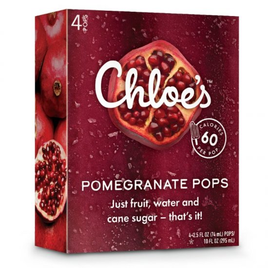 Chloe\'s Pomegranate Pops 4pk