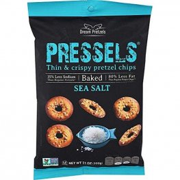 Dream Pretzels Pressels Pretzel Chips Sea Salt 7.1oz