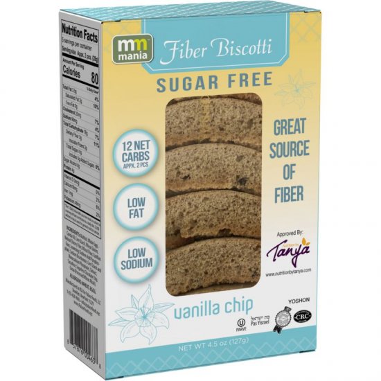 MM Sugar Free Vanilla Chip Biscotti 4.5oz