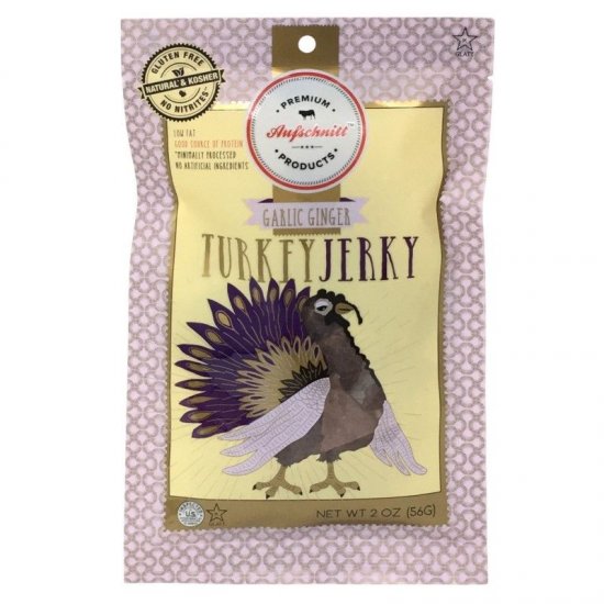 Aufschnitt Turkey Jerky Garlic Ginger 2oz