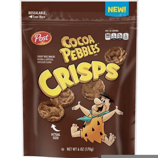 Post Cocoa Pebble Crisps 6oz