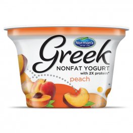 Norman's Greek Peach Yogurt 6oz