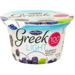 Norman's Light Blueberry Greek Yogurt 5.3oz