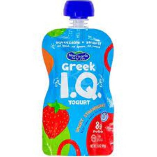 Norman\'s IQ Strawberry Yogurt 3.5oz