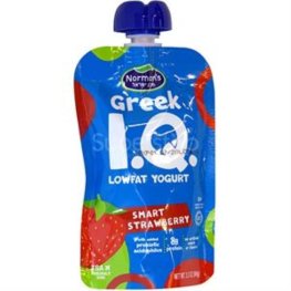 Norman's IQ Strawberry Yogurt 3.5oz