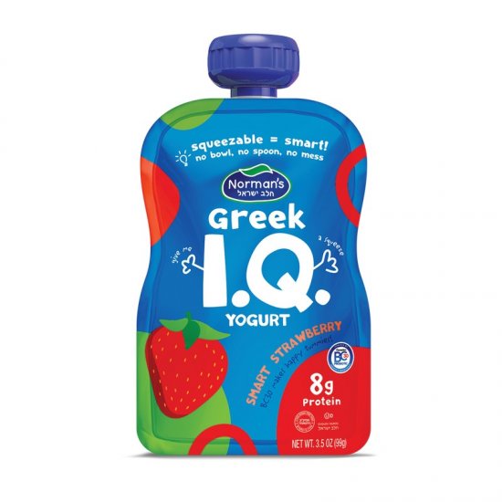 Norman\'s IQ Strawberry Greek Yogurt 6Pk