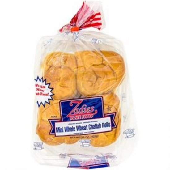 Zadies Whole Wheat Mini Challah Rolls 15oz