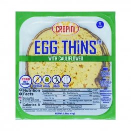 Crepini Egg Thins With Cauliflower 2.6oz