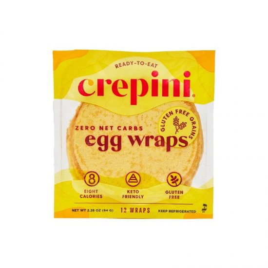 Crepini Egg Wraps Gluten Free 12pk