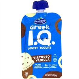 Norman's IQ Vanilla Greek Yogurt Pouch 3.3oz