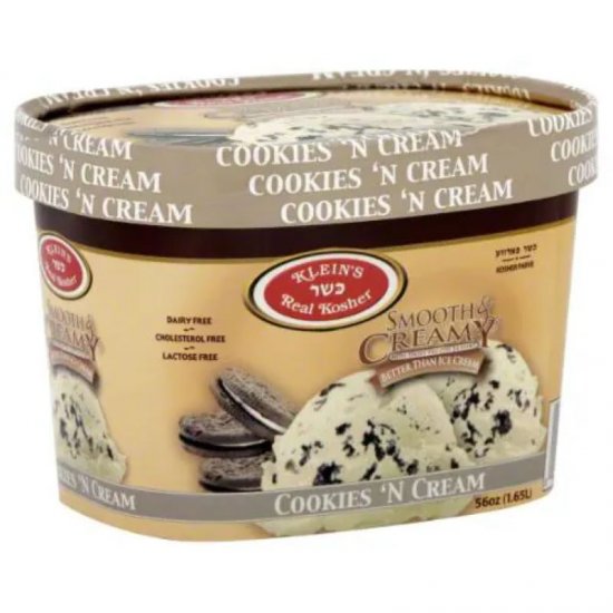 Klein\'s Smooth & Creamy Cookies and Cream Pareve 56oz