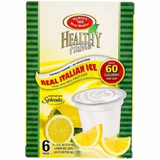 Klein\'s Lemon Italian Ices 6Pk