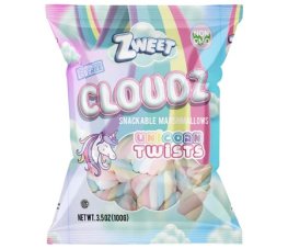 Zweet Cloudz Unicorn Marshmallow Twists 3.5oz