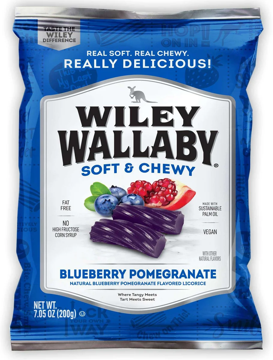 Wiley Wallaby Blueberry Pomegranate Licorice 7.05oz