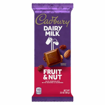 Cadbury Fruit & Nut 3.5oz