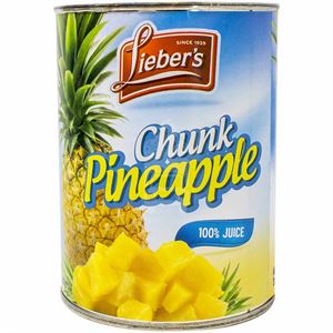 Lieber\'s Pineapple Chunks 20oz