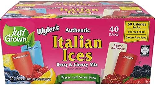 Lieber\'s Wyler\'s Italian Ices Berry Flavors 40pk