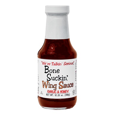 Bone Suckin\' Wing Sauce Garlic & Honey 12.25oz